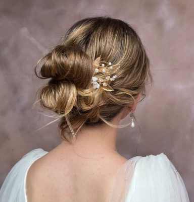 Textured hair up